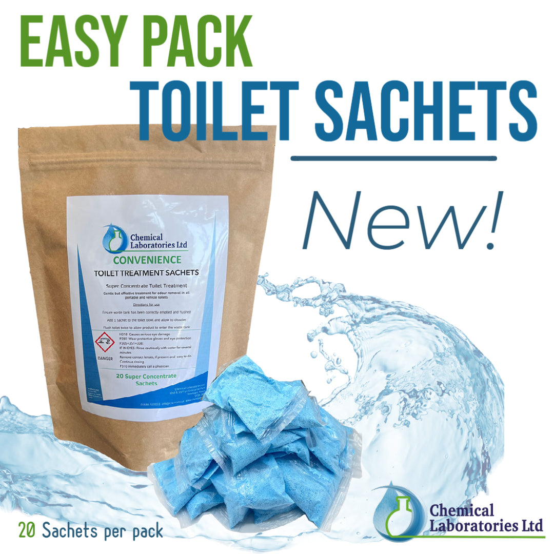 Toilet Sachets Convenience Easy Pack 1 x 20 Sachets.