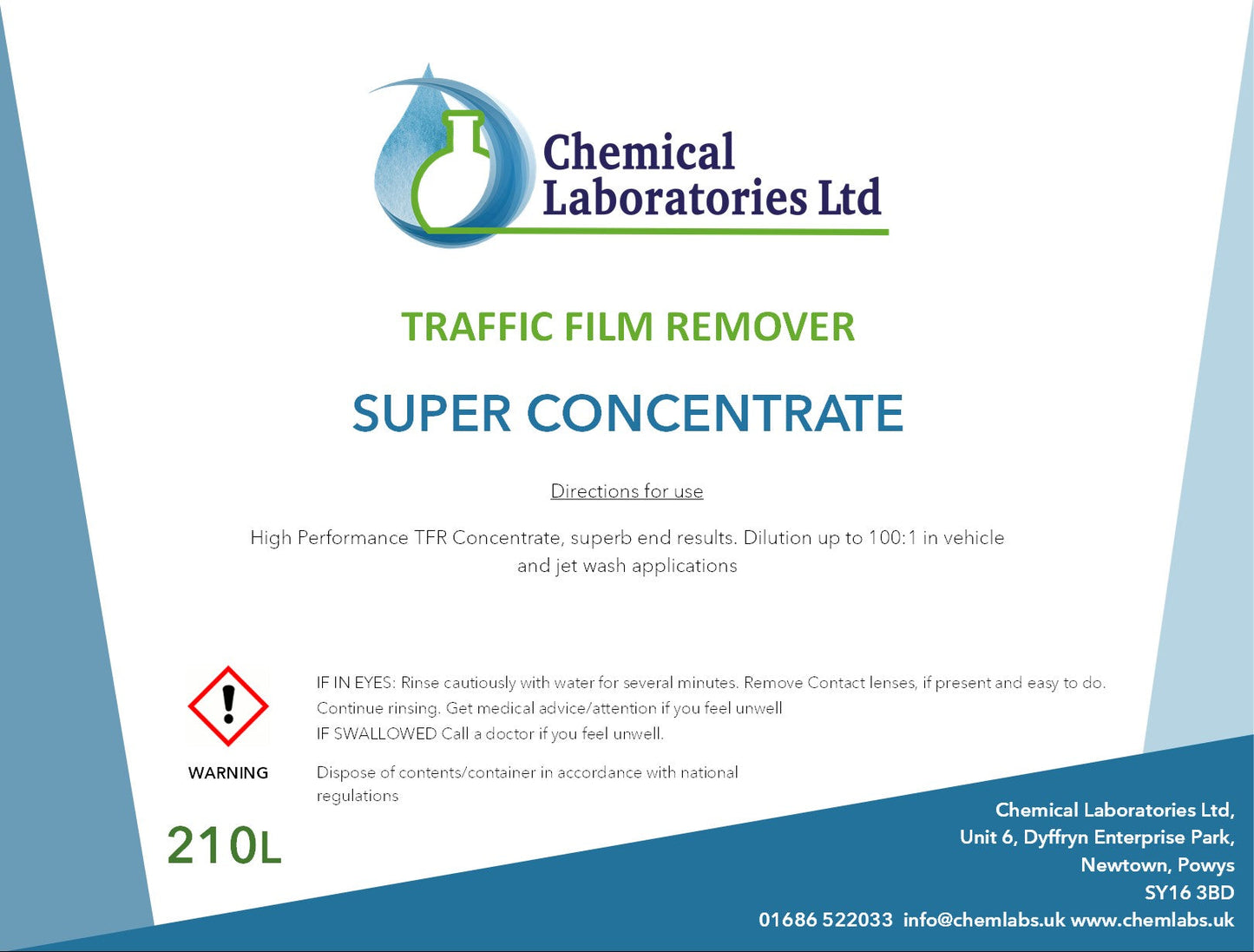 Traffic Film Remover Super Concentrate 210 Ltrs