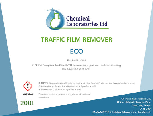 Eco Traffic Film Remover 200 Ltrs.